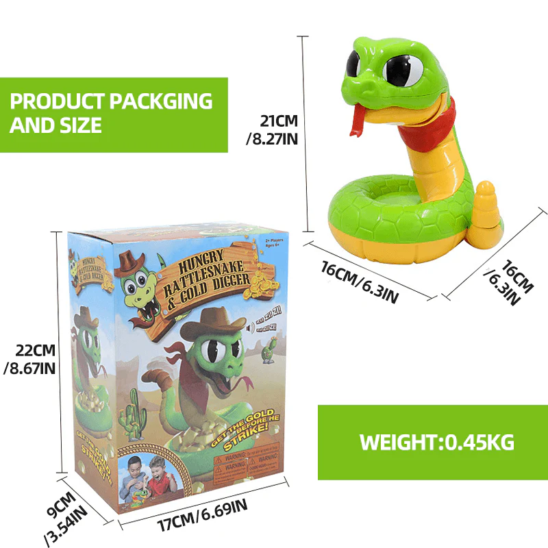 Electric tricky and scary rattlesnake toy - Image 3