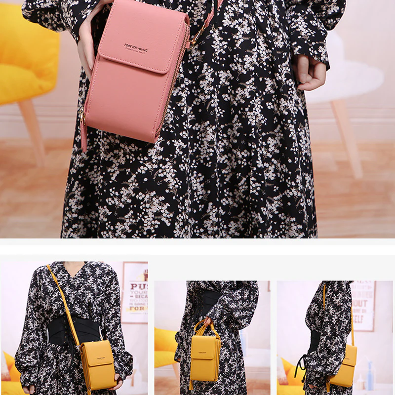 Elegant Crossbody Touch Screen Phone Bag - Image 4
