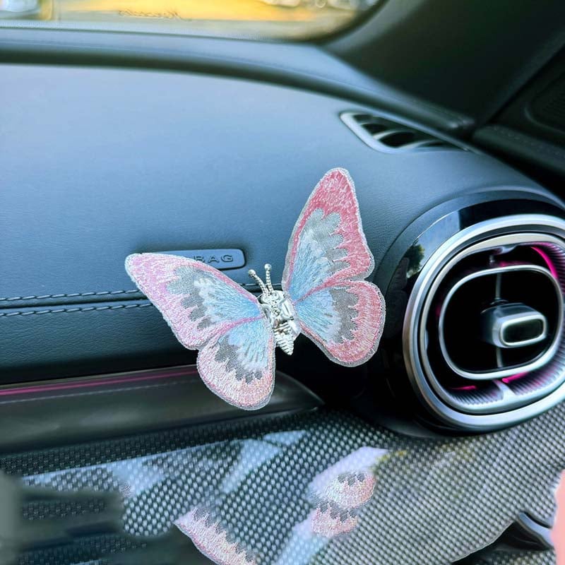 Embroidery Fragrance Butterfly Car Decoration - Image 14