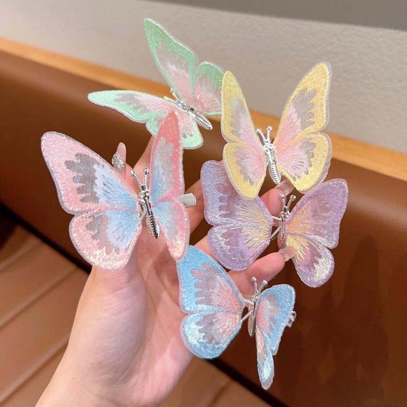Embroidery Fragrance Butterfly Car Decoration - Image 2