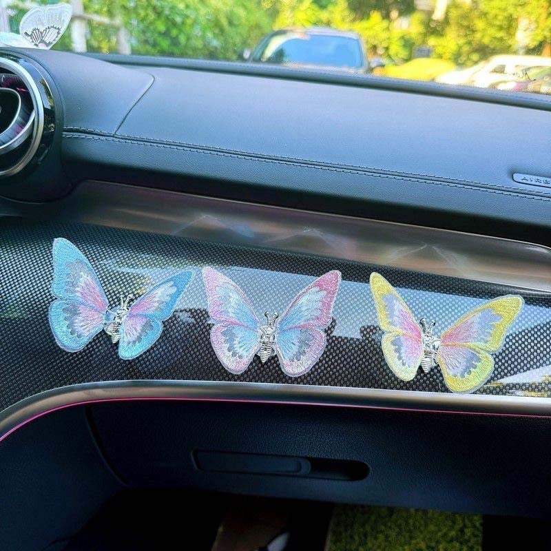 Embroidery Fragrance Butterfly Car Decoration - Image 9