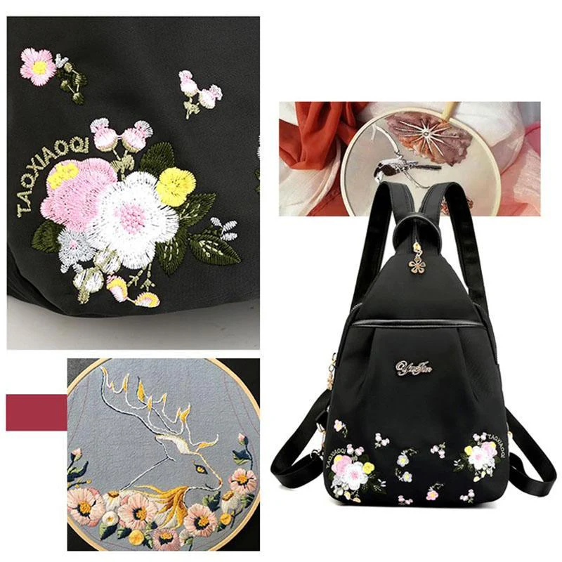 Embroidery Lightweight Backpack - Image 7