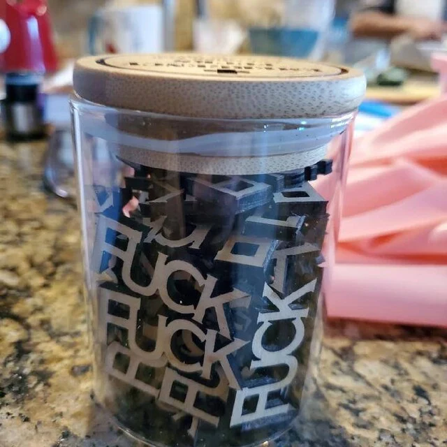 Emergency F**k jar- Funny Give a F**k jar - Image 5