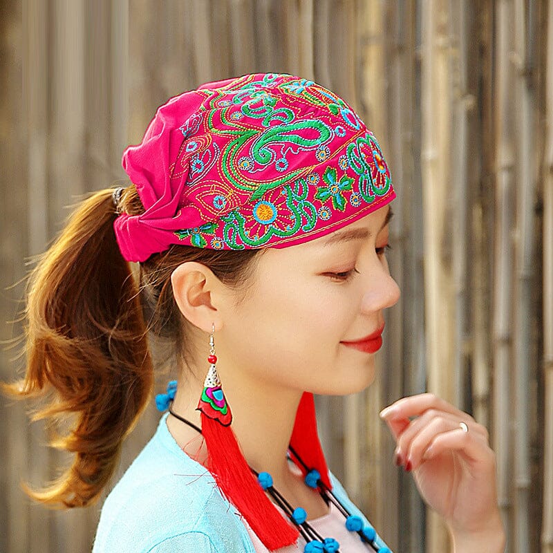 Ethnic Embroidered Turban - Image 10