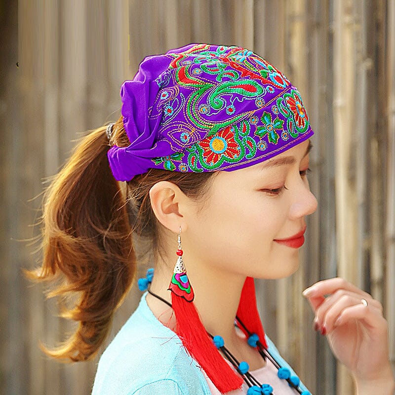 Ethnic Embroidered Turban - Image 12