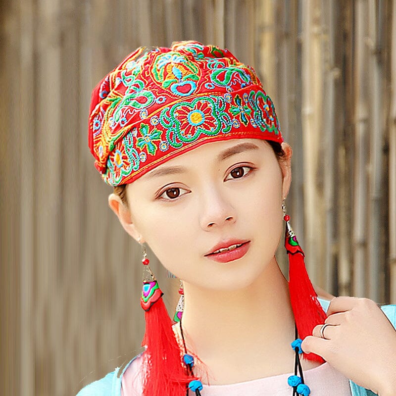Ethnic Embroidered Turban - Image 14
