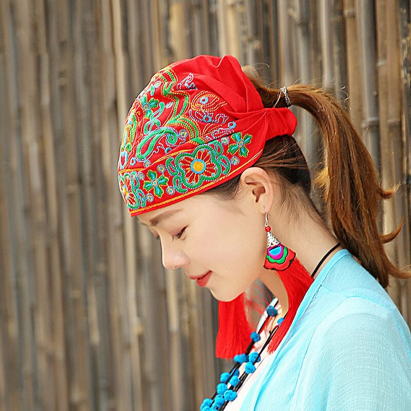 Ethnic Embroidered Turban - Image 3