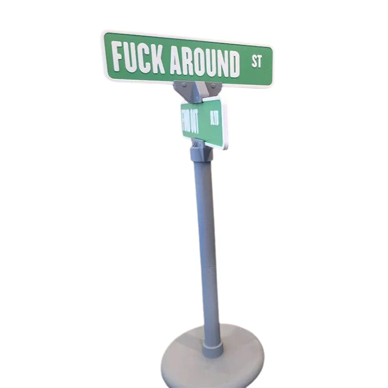 F Around/Find Out Street Sign Desk Decoration - Image 13