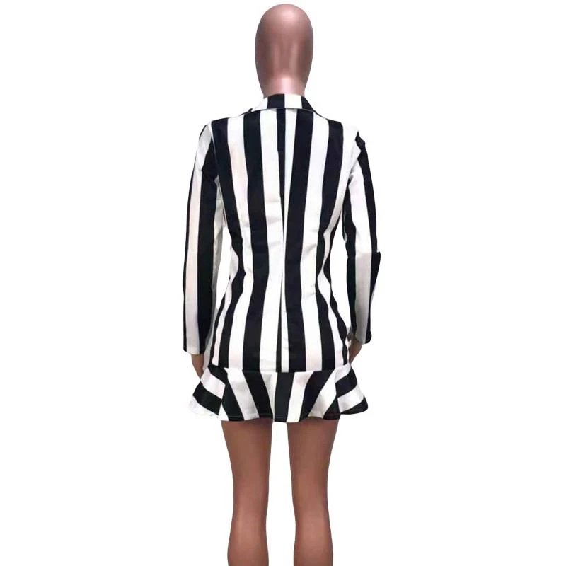 Fashion Striped Dress - Image 8