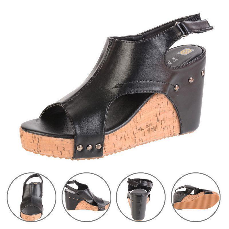 Fashionable Wedge Heels Sandals - Image 12