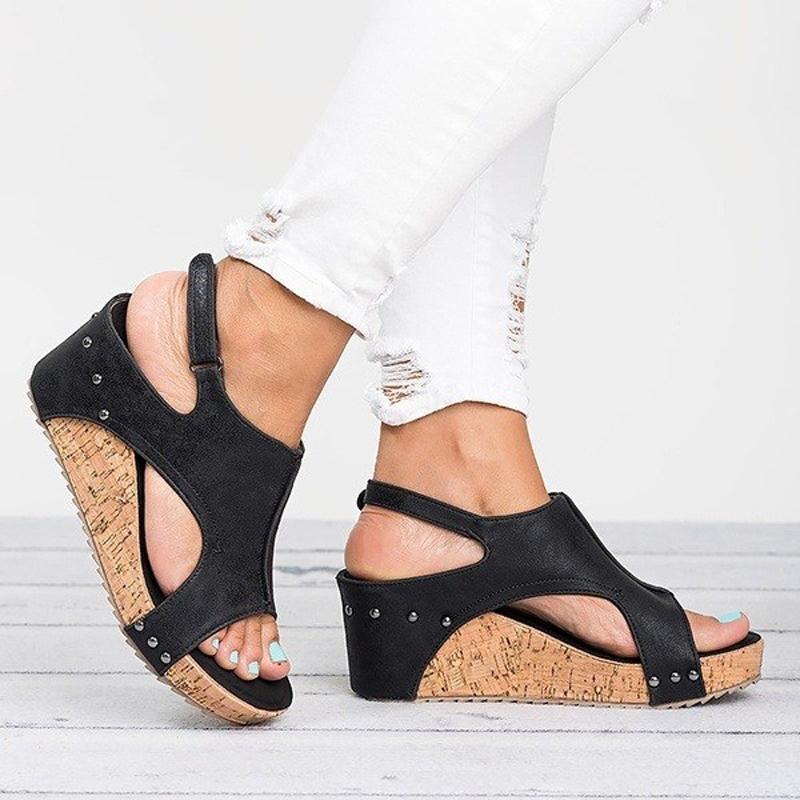 Fashionable Wedge Heels Sandals - Image 6