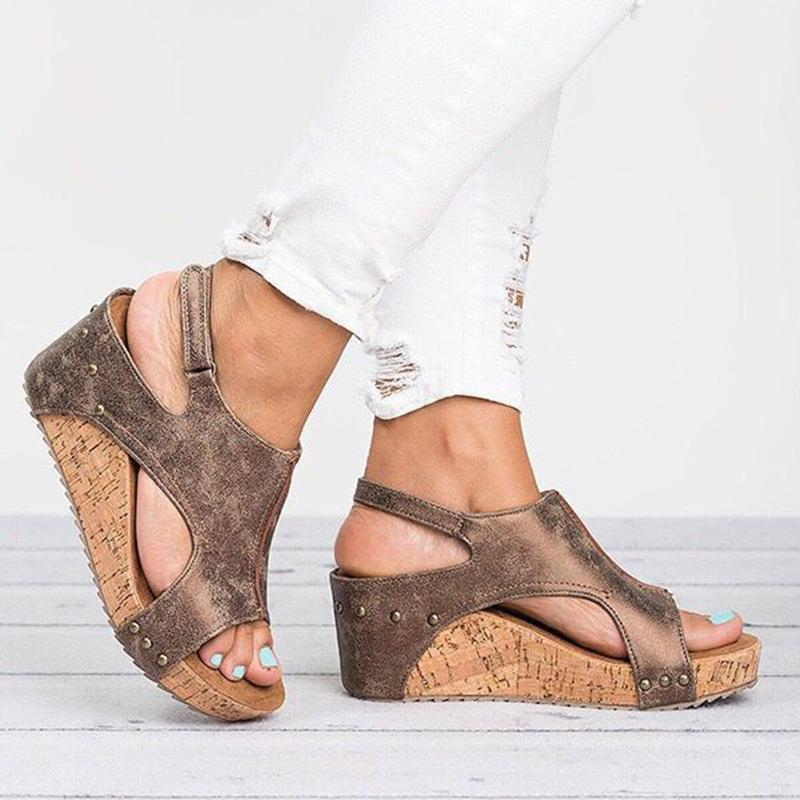 Fashionable Wedge Heels Sandals - Image 7