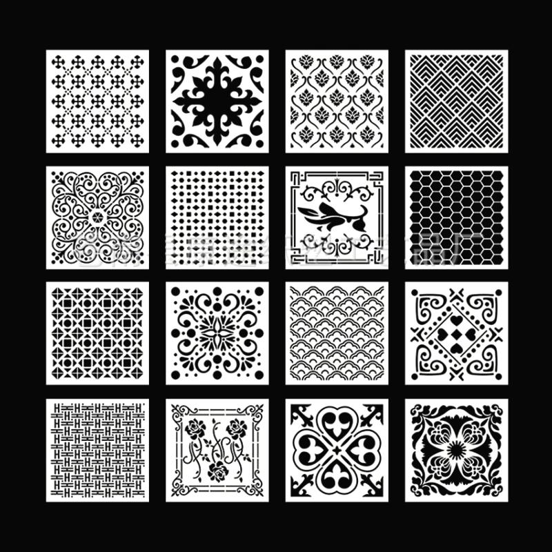 Fast Draw Stencil Art Templates( 12 or 24 Sheets/Set ) - Image 17
