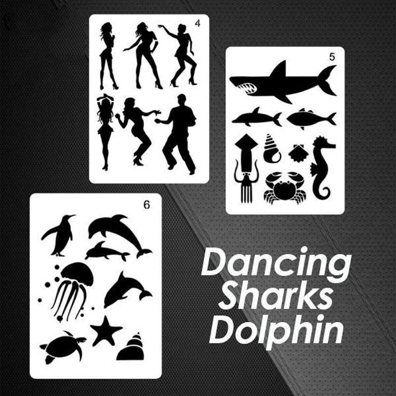 Fast Draw Stencil Art Templates( 12 or 24 Sheets/Set ) - Image 8