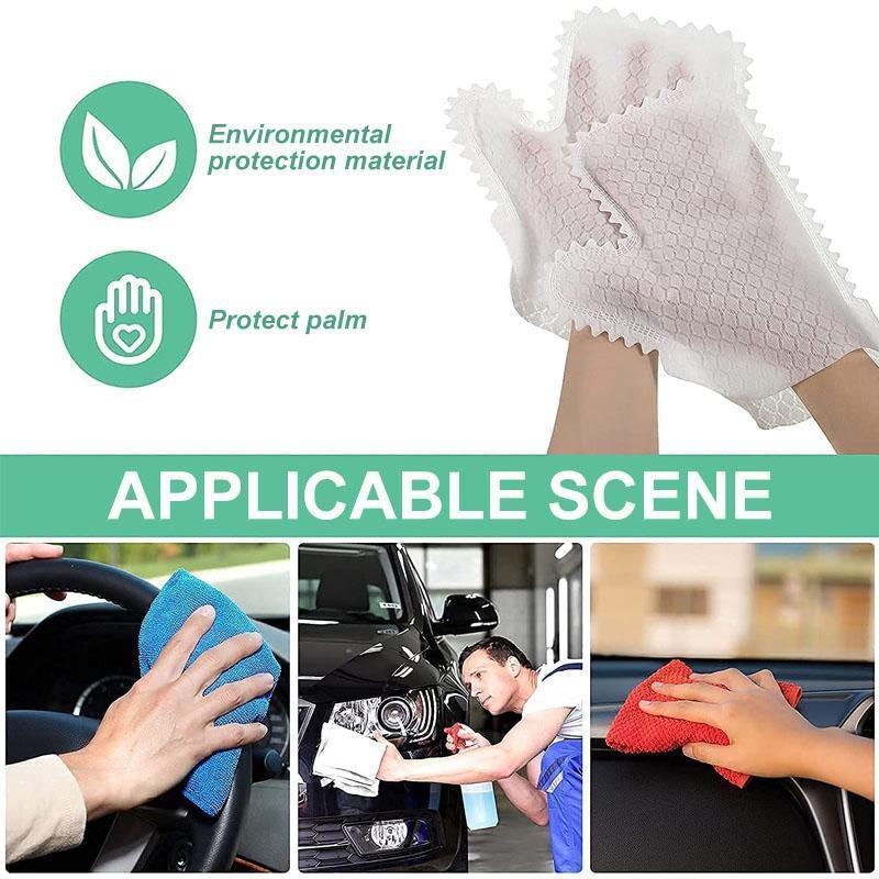 Fish Scale Cleaning Duster Gloves - Image 6