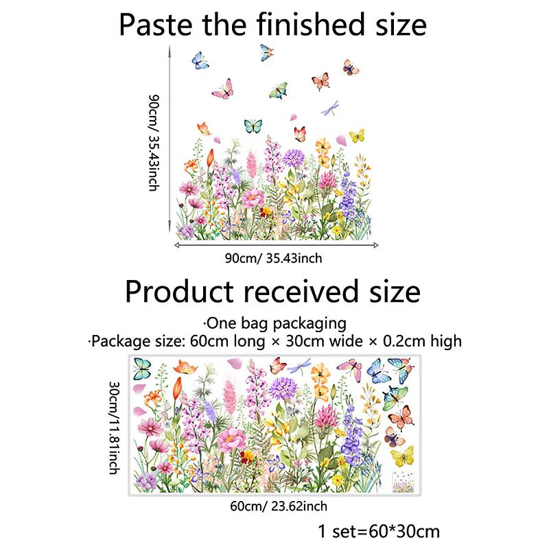 Floral Pattern Window Sticker - Image 17