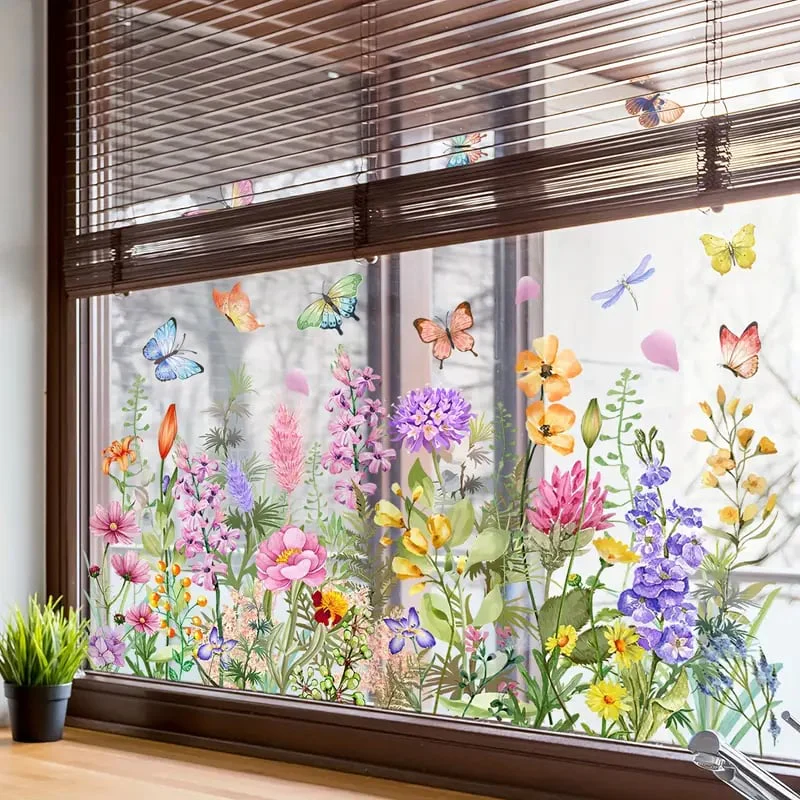 Floral Pattern Window Sticker - Image 20
