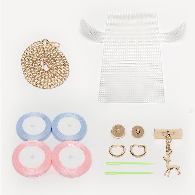 Flowery Chiffon Ribbon Handbag DIY Kit - Image 9