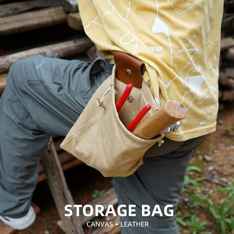 Foldable Canvas Belt Bag - Image 8