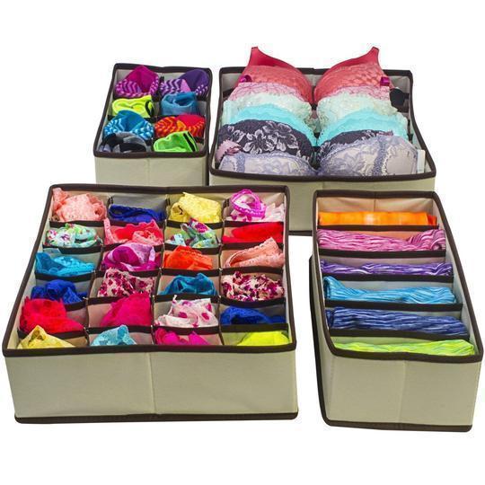 Foldable Closet Underwear Organizer(4 pics/1 Set) - Image 13