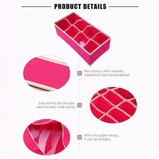 Foldable Closet Underwear Organizer(4 pics/1 Set) - Image 6