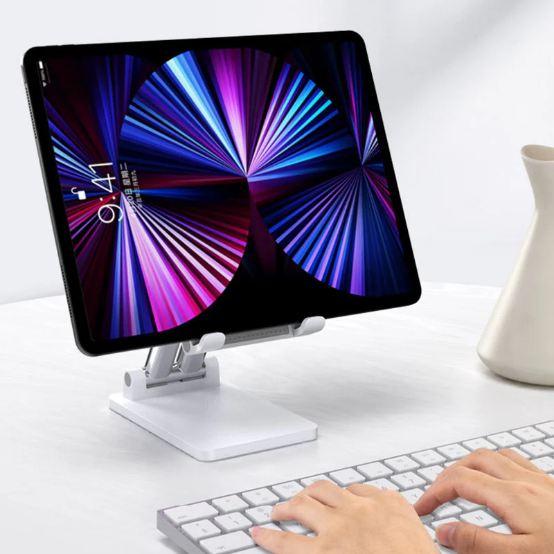 Foldable Desktop Phone Tablet Stand Mobile Desk Holder - Image 16