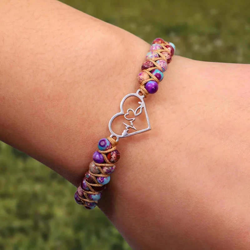 For Granddaughter - For You Are Always In Mine Beads Bracelet - Image 5