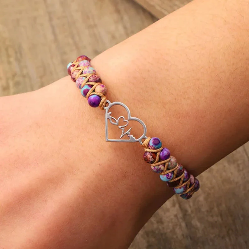 For Granddaughter - For You Are Always In Mine Beads Bracelet - Image 7