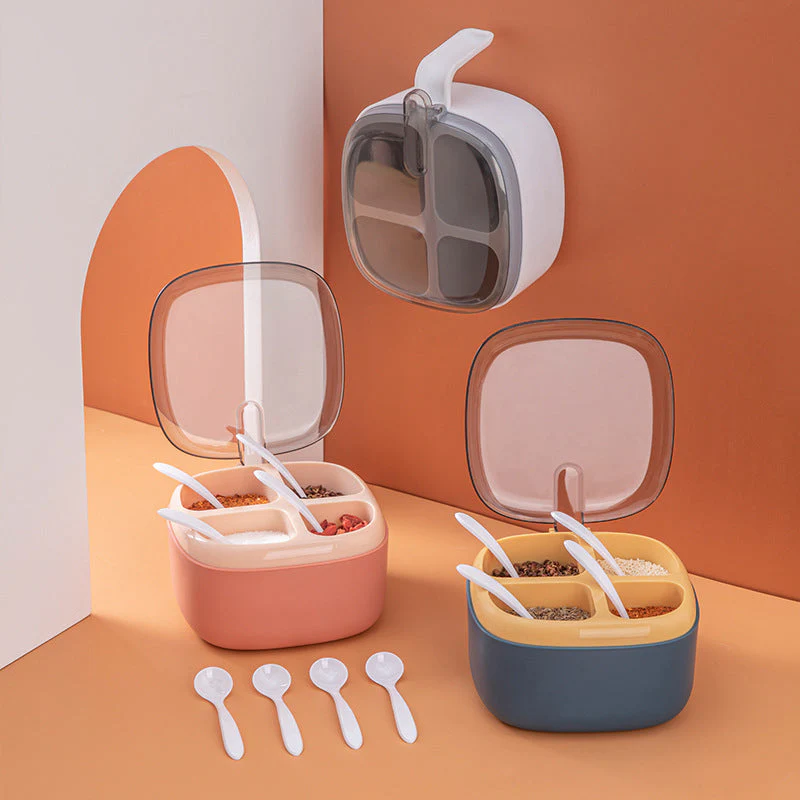 Four seasoning box with lid - Image 11
