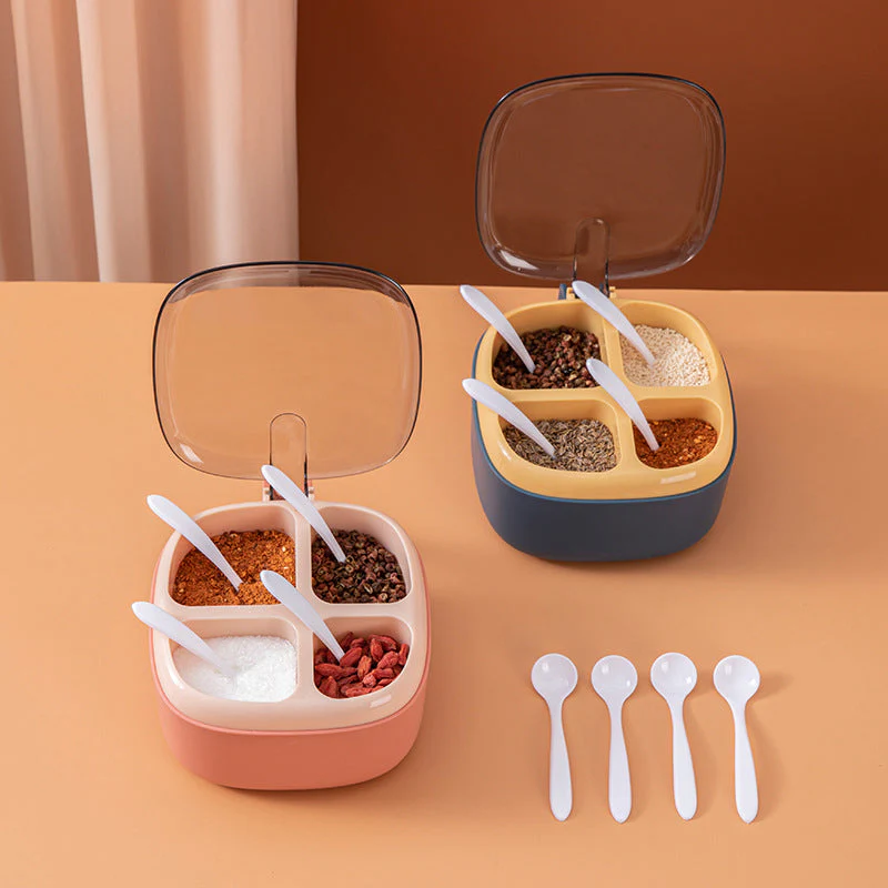 Four seasoning box with lid - Image 12
