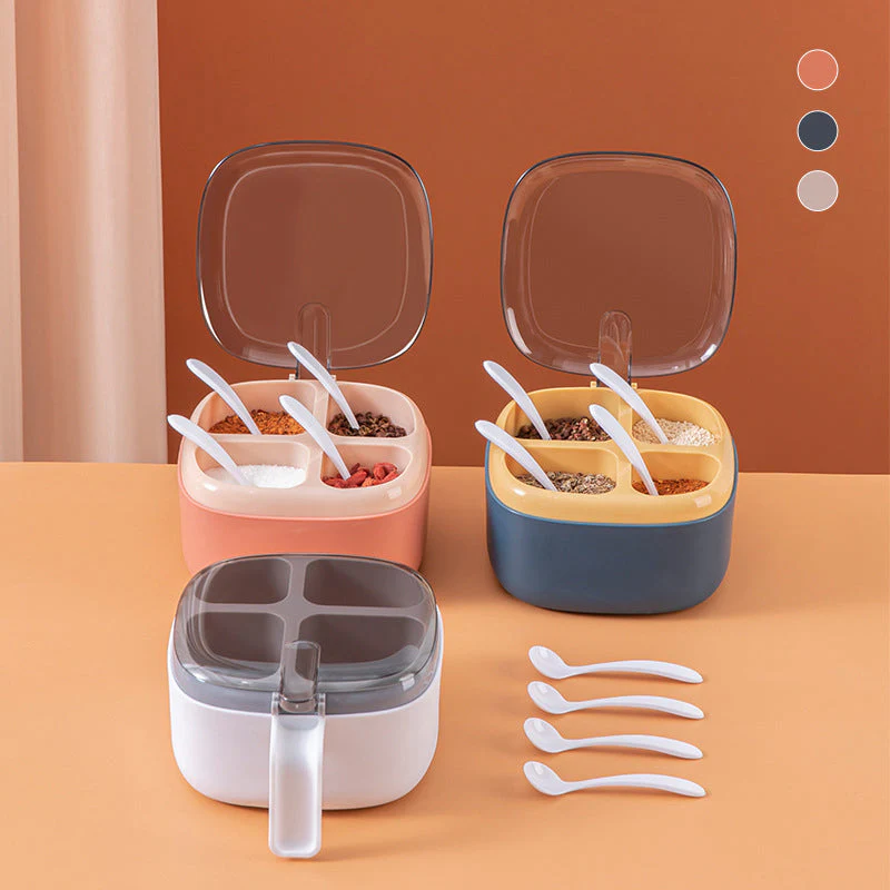 Four seasoning box with lid - Image 15