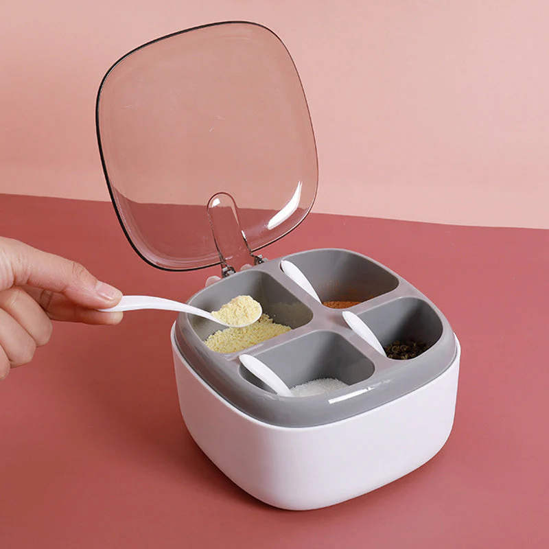 Four seasoning box with lid - Image 8