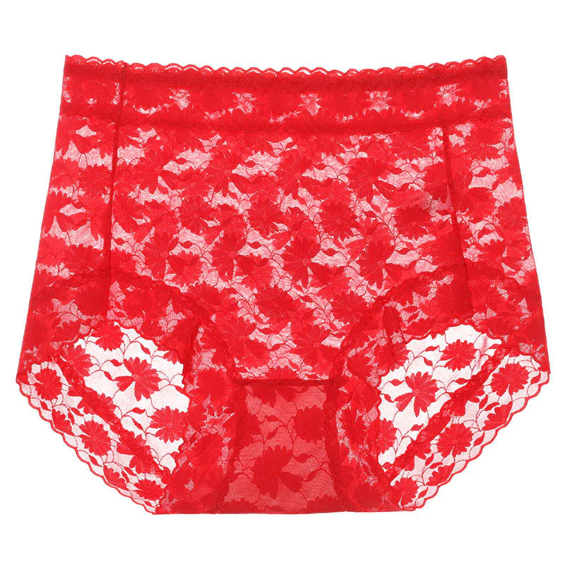 French Ice Silk Lace Belly Panties - Image 22