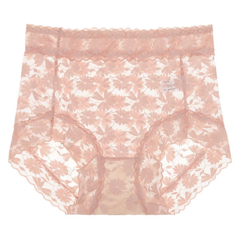 French Ice Silk Lace Belly Panties - Image 24