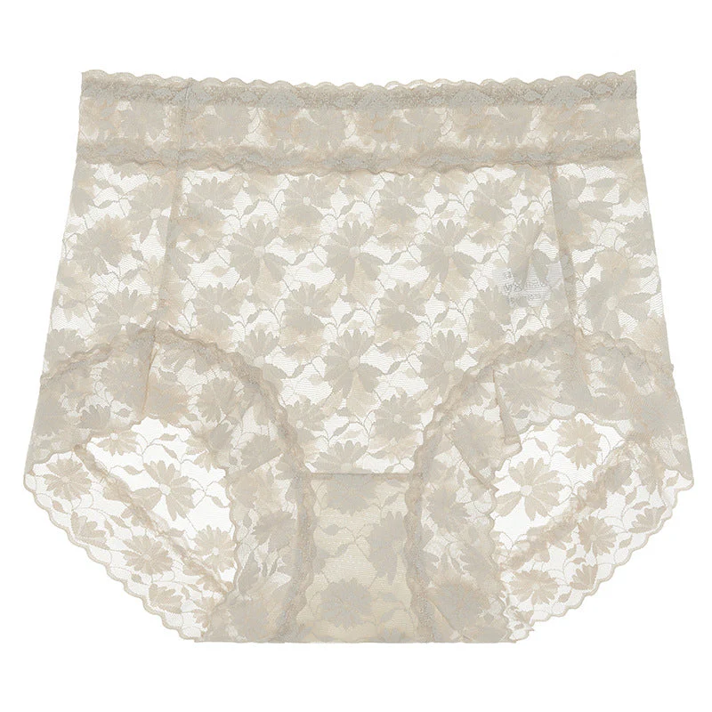 French Ice Silk Lace Belly Panties - Image 25