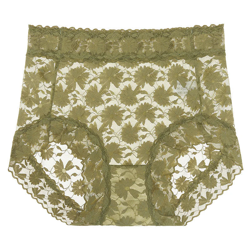 French Ice Silk Lace Belly Panties - Image 26