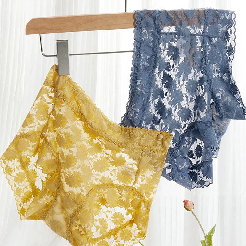 French Ice Silk Lace Belly Panties - Image 4