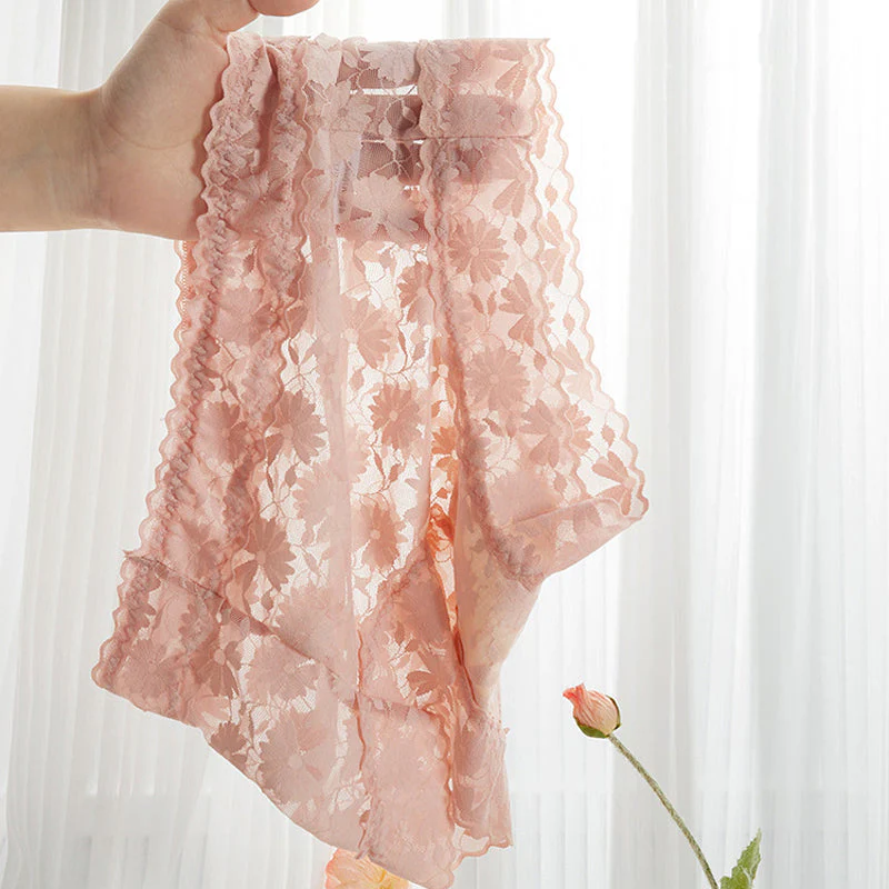French Ice Silk Lace Belly Panties - Image 6