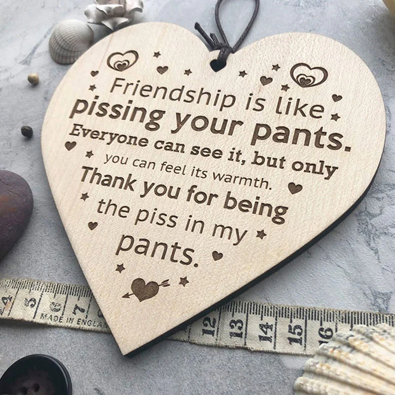Friendship Wood Pendant Christmas Tree Decor(3pcs) - Image 5