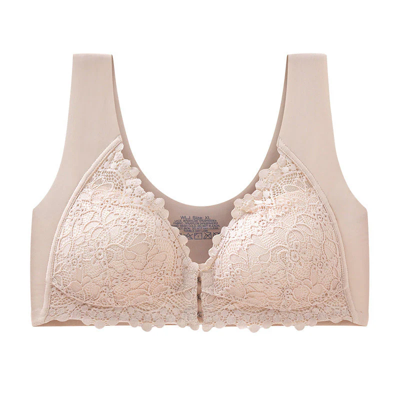 Front buckle latex padded bra - Image 11