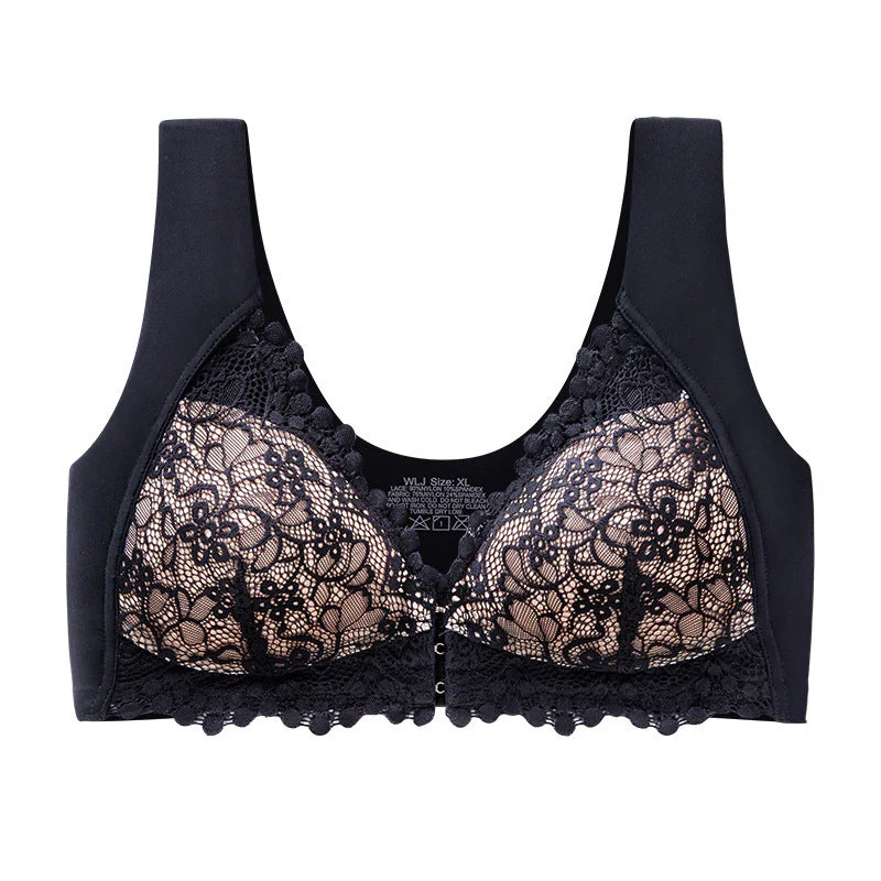 Front buckle latex padded bra - Image 12