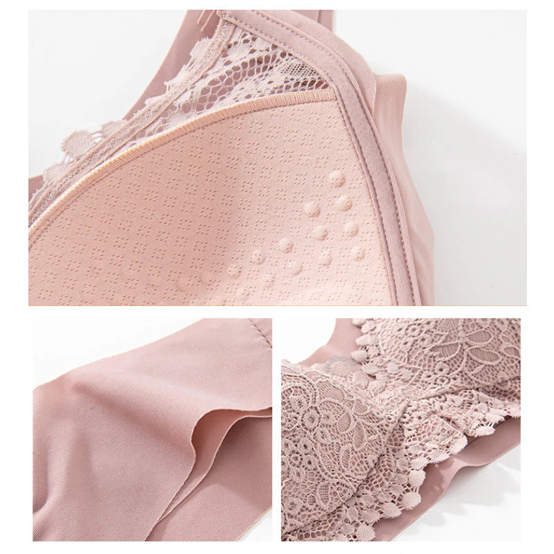 Front buckle latex padded bra - Image 9