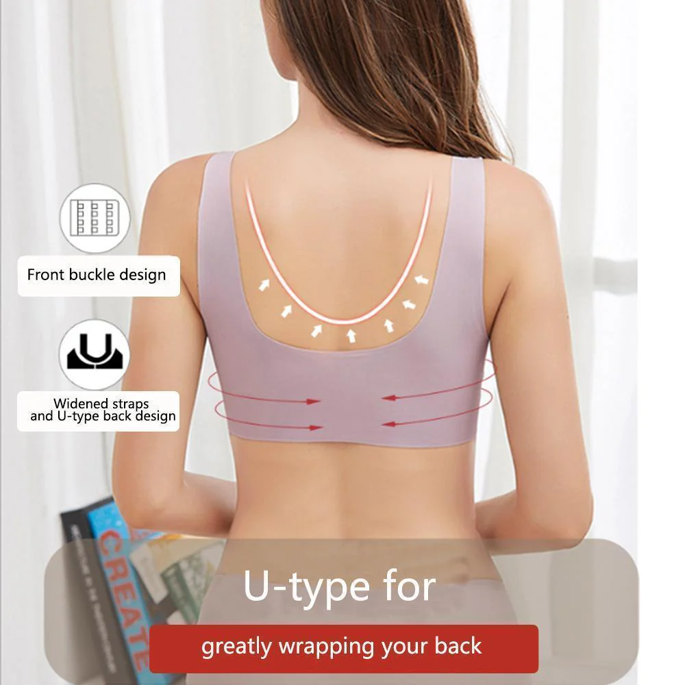 Front Closure Breathable Bra - Image 5