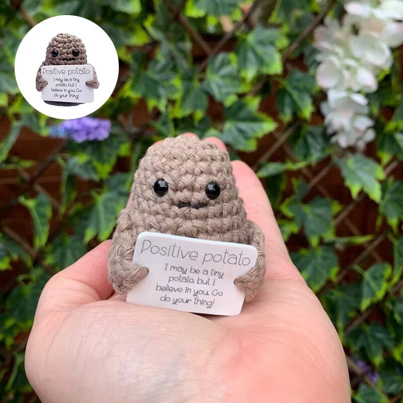 Funny Gift Knitted Positive Potato - Image 3