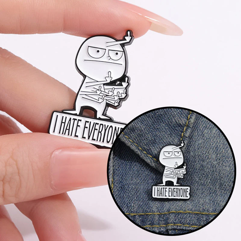 Funny Middle Finger Brooch - Image 16