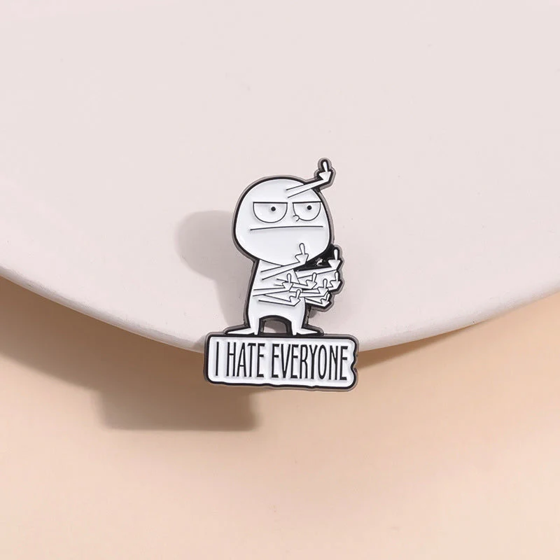Funny Middle Finger Brooch - Image 7