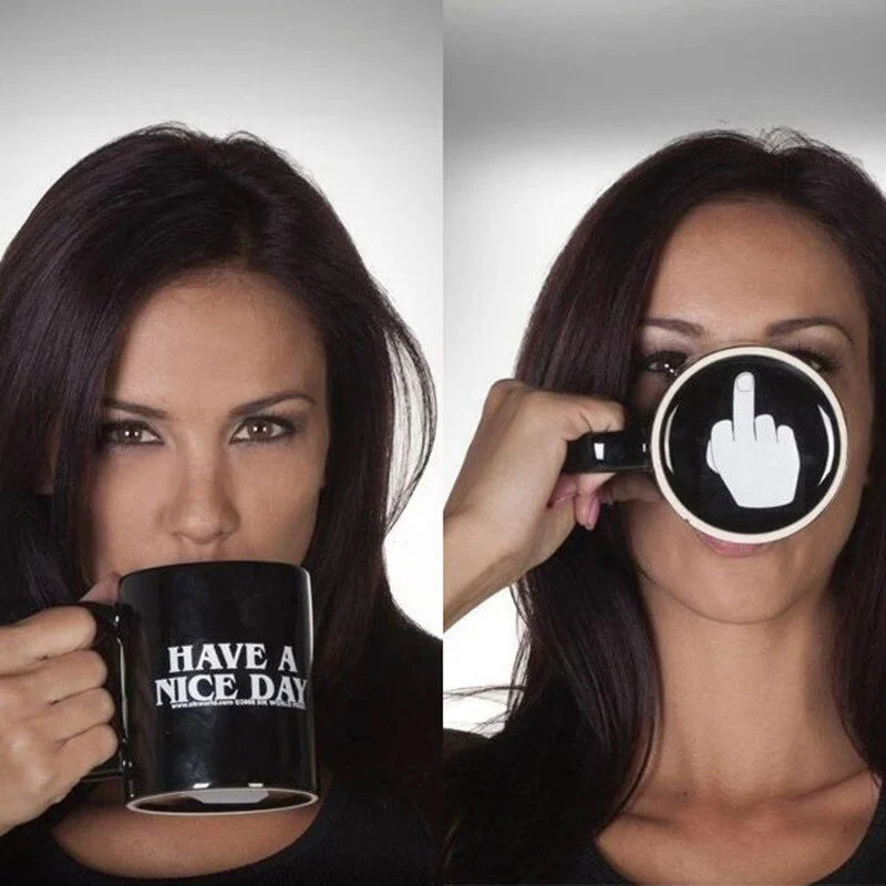 Funny Middle Finger Mug - Image 2