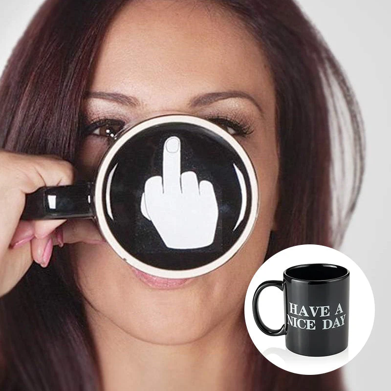 Funny Middle Finger Mug - Image 9