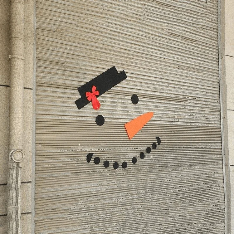 GARAGE DOOR SNOWMAN (16PCS SET) - Image 7