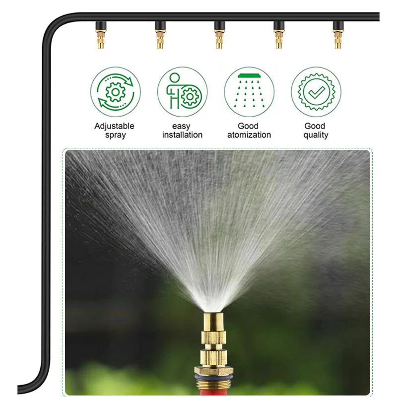 Garden Irrigation Sprinkler Misting Spray Nozzle - Image 4